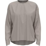 Odlo Women Long Sleeve Running Shirt ACTIVE 365 NATURAL BLEND, silver cloud melange, L