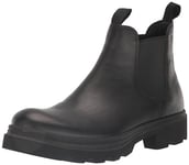 ECCO Men's Grainer Chelsea Boot, Black/Black, 13/13.5 UK