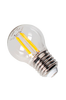 LED filament dekorationslampa dimbar E27 klarglas Klar