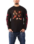Six Feet Under T Shirt Zombie Band Logo new Official Mens Black Long Sleeve
