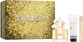 Marc Jacobs Daisy 100ml EDT Spray + 75ml Body Lotion + 10ml Spray Gift Set - UK