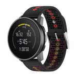 Färgglatt Klockarmband 22MM för Suunto Race S Watch Blå + Grå