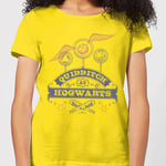 Harry Potter Quidditch At Hogwarts Women's T-Shirt - Yellow - L