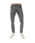 Levi's Mens Levis 512 Slim Taper Retrograde T2 Jeans in Grey Cotton - Size 30 Long