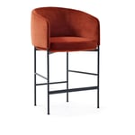Bonnet Bar 103 Chair, Black Metal Leg Removable Upholstery, Cat. 4, Opera 2