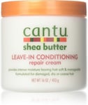 Cantu Shea Butter Leave in Conditioning Conditioner Repair Cream Dry Hair Care