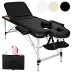 Lightweight Portable Aluminium Massage Table Bench Therapy Beauty + Bag