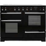 Rangemaster Toledo + TOLP110EIGB/C 110cm Electric Range Cooker with Induction Hob - Black - A/A Rated
