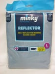 Minky Reflector Metalised Ironing Board Cover 122cm x 38cm Easy Tie Large
