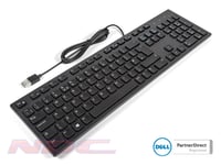 NEW Dell KB216 UK ENGLISH Slim Office Multimedia Keyboard (Black)