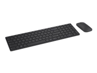 Microsoft Designer Bluetooth Desktop - Sats med tangentbord och mus - trådlös - Bluetooth 4.0 - ryska - svart