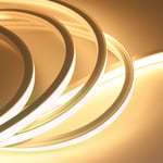 5m AnyCut Neon Flex 10x10 Varm vit LED strip - 7,5W/m, 12V, Ingen klippavstånd - Kulör : Varm