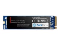 Coreparts - Ssd - 2 Tb - 3D Nand, Tlc, 5100/4600 Read/Write (Mb/S), Bulk Packaging (Plastic Bag) - Inbyggd - M.2 2280 - Pcie 4.0 (Nvme)
