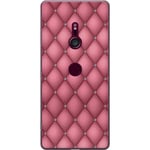 Sony Xperia XZ3 Transparent Mobilskal Exklusivt Rosa Mönster