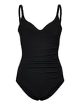 Emblem Bikini Covering Underwired Swimsuit Black Chantelle Beach