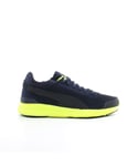 Puma Ignite Sock Navy Synthetic Mens Lace Up Trainers 360570 07 - Blue - Size UK 8