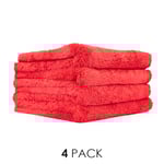 Mikrofiberduk Eagle Edgeless 500 Röd Duk 4-pack 41x41 cm