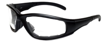 Calabria 23BF Bi-Focal Safety Glasses"Sportster" UV Protection in Clear 3.00)