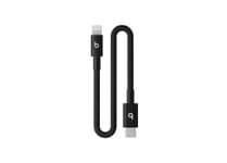 Beats USB‑C till Lightning-flätad kort kabel 20cm - Bolt Black