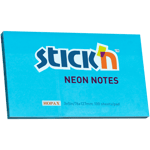 Notisblock 76x127 100 Blad Neon Blå