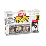 Funko Bitty POP! Harry Potter - Harry Potter™, Draco Malfoy™, Dobby™ and A Surprise Mystery Mini Figure - 0.9 Inch (2.2 Cm) Collectable - Stackable Display Shelf Included - Gift Idea - Cake Topper