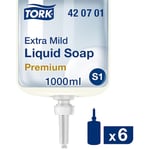 Tvål TORK Premium Extra Mild S1, 1L 6st