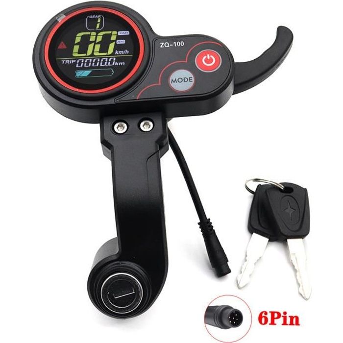 Jotekonoby Écran LCD Transparent Pour Trottinette Kukirin G2 Master – Compatible Kugoo, 134x72 Mm, Noir, 220 G