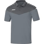 JAKO Women's Champ 2.0 polo, stone gray/anthra light, 40