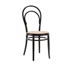 Gebruder Thonet Vienna - N. 14 Chair, Stone Grey D03, Lacquered Beech, Woven Cane Seat - Grå - Matstolar - Trä