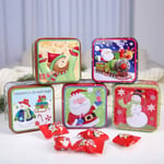 Candy Box Christmas Gift Package Cookies Container Biscuit Jar