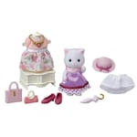 Sylvanian Families Fashion Codes for the Town Set - Persian Cat Sister - [TVS-9]