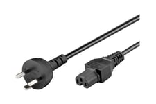 MicroConnect - strømkabel - DK EDB til IEC 60320 C15 - 1.8 m