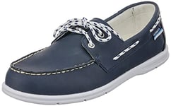 Sebago Men's Jackman Boat Shoe, Navy Blue, 10.5 UK