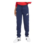Nike Kids B NSW Club FLC Jogger Pant Sport Trousers - Midnight Navy/Midnight Navy/White, X-Small