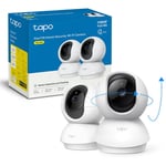 Tp-link - Tapo Caméra Surveillance WiFi intérieure 1080P C200 2 pack, détection de personne, audio bidirectionnel, compatible avec Alexa et Google