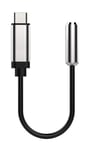 ProXtend USB-C til 3.5mm minijack Adapter - Grå/Sort