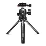 SIRUI 3T-15K Mini Tripod Professional Desktop Portable Compact Aluminium Tripod with 360 Degree B-00K Ball Head and Arca Swiss Quick Release Plate for phone, DSLR camera, gopro and other, Loads up 3KG