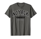 Noyack New York NY Varsity Logo Black The Hamptons T-Shirt