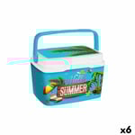 Bärbar kyl Aquapro Hello Summer Multicolour 5 L 28 x 22 x 19 cm (6 antal)