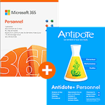 Pack Microsoft 365 Personnel + Antidote+ Personnel (français ou anglais) - 1 utilisateur - Renouvellement 1 an