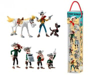 Lucky Luke Tubo 7 Figurines The Dalton Rantanplan Jolly Jumper 4 - 10 CM 703879