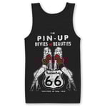 Route 66 Pin-Ups Tank Top, Tank Top
