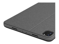Logitech Combo Touch - Clavier et étui - avec trackpad - rétroéclairé - Apple Smart connector - QWERTY - Espagnol - gris oxford - pour Apple 11-inch iPad Pro (1ère génération, 2e génération, 3ème génération)