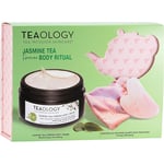 Teaology Vård Kroppsvård Presentset Jasmine Tea Firming Body Cream 300 ml + Rose Quartz Gua Sha 1 Stk.