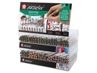 Sakura Pigma Brush Display | 120 Pieces