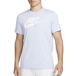 Nike Icon Futura T-Shirt Light Marine/White S