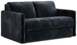 Jay-Be Slim Velvet 2 Seater Sofa Bed - Charcoal