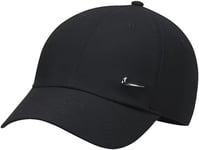 Nike Adults Unisex Metal Swoosh Logo Cap S/M FB5372 010