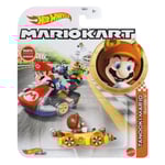 Hot Wheels Mario Kart Voiture en métal 1:64 - Figures Tanooki Mario Bumble V