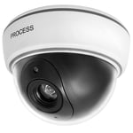 New Realistic Dummy Fake Security Camera Surveillance Indoor CCTV Red LED 1243